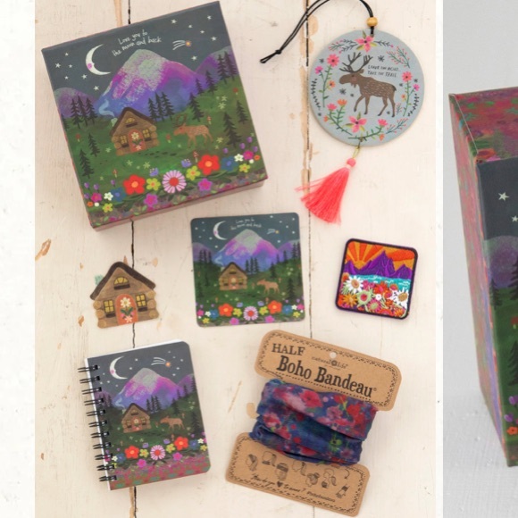 NEW love you to the moon and back boho happy box - Picture 2 of 6